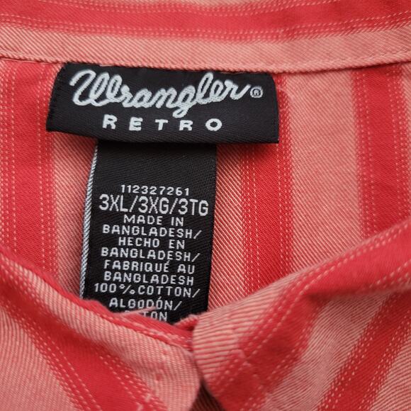 Wrangler Women's 3XL Retro Long Sleeve Pearl Snap Western Shirt - Picture 4 of 7